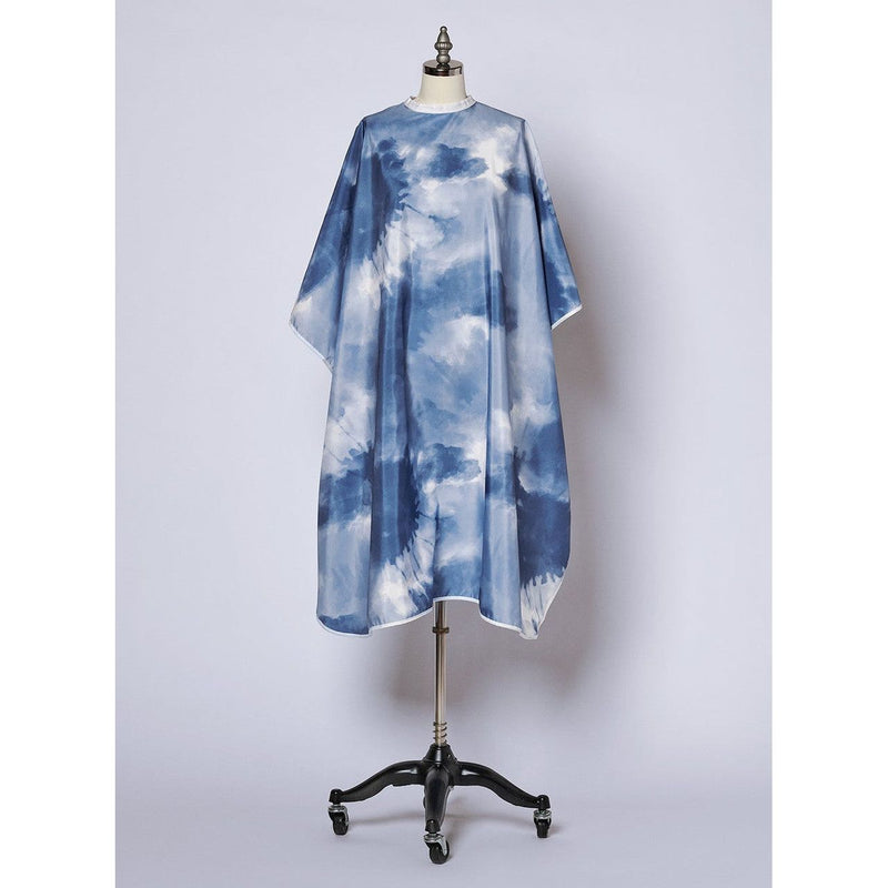 Fromm Fromm Tie Dye Hairstyling Cape - Blue Costume Capes Light Gray