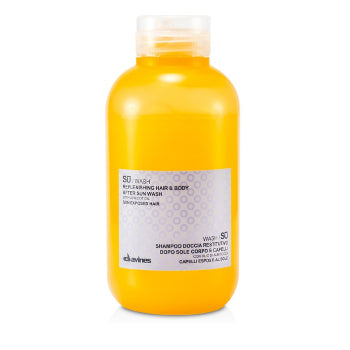 Davines Davines SU Replenishing Hair & Body After Sun Wash 250ml Conditioners Orange