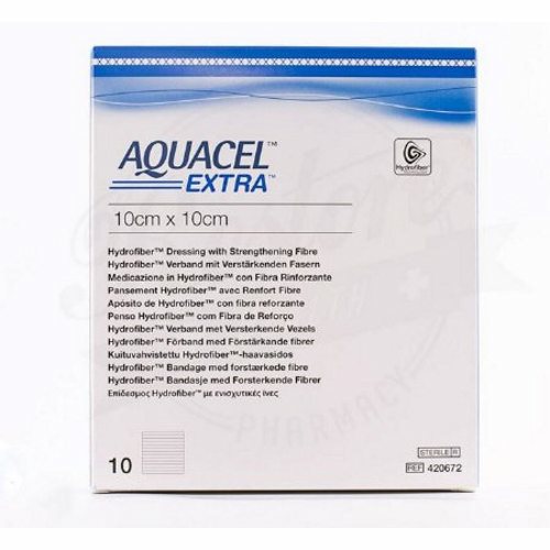 Convatec Aquacel Extra  5X5cm,Dressing 2Inx2In First Aid Light Gray
