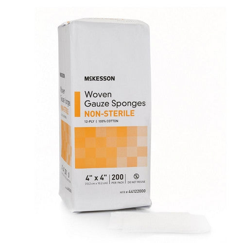 McKesson McKesson Gauze Sponge, Case Of 10 First Aid Light Gray
