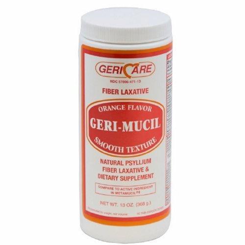 McKesson McKesson Geri-Mucil Orange Flavor Gray