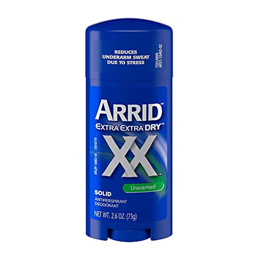 Arrid Arrid XX Extra Extra Dry Antiperspirant Deodorant - Unscented, 2.6 oz (73g) Stick Deodorant & Anti-Perspirant Midnight Blue