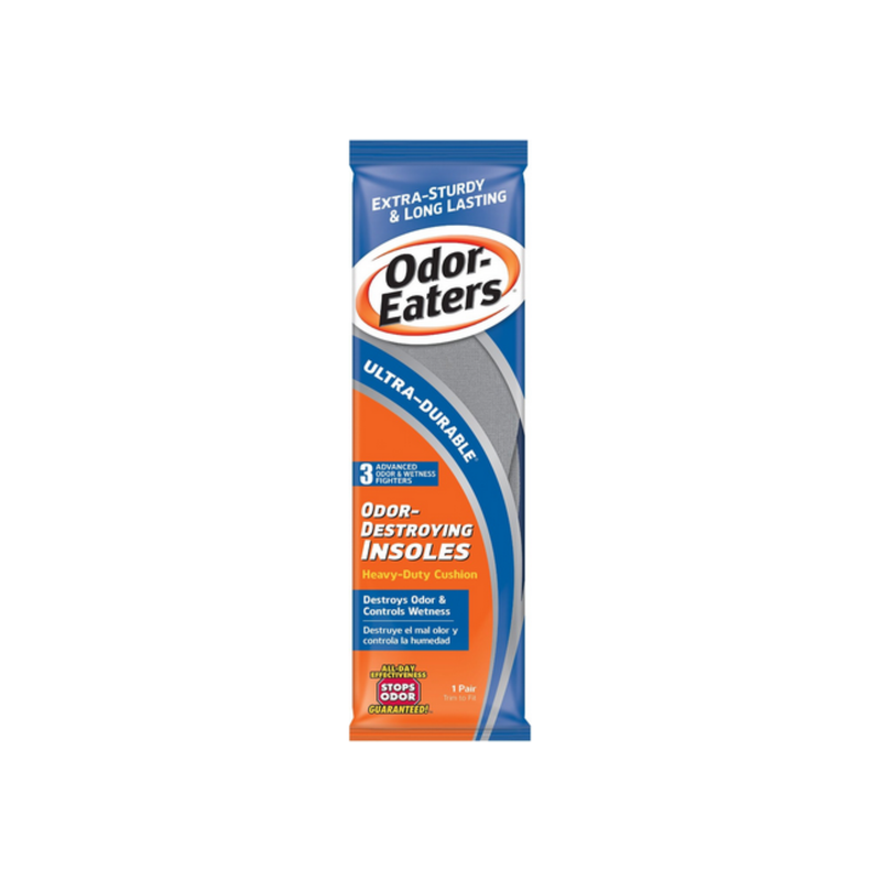 Odor-Eaters Odor-Eaters Ultra Durable, Heavy Duty Cushioning Insoles, 1 Pair Insoles & Inserts Dark Gray