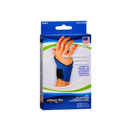 Sport Aid Wrist Brace Neoprene Sport Aid  Universal Wall Jacks & Braces Light Gray