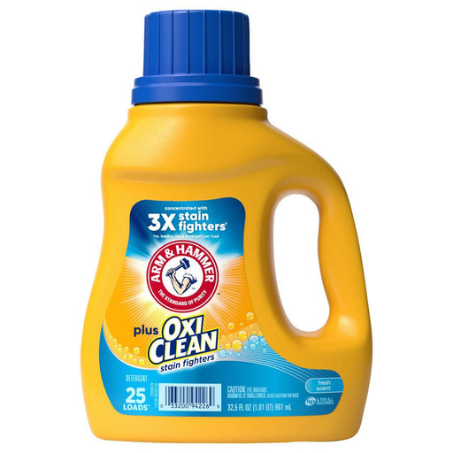 Arm & Hammer Arm & Hammer Detergent, Fresh Scent, Stain Fighters 32.5 Fl Oz Hammers White Smoke