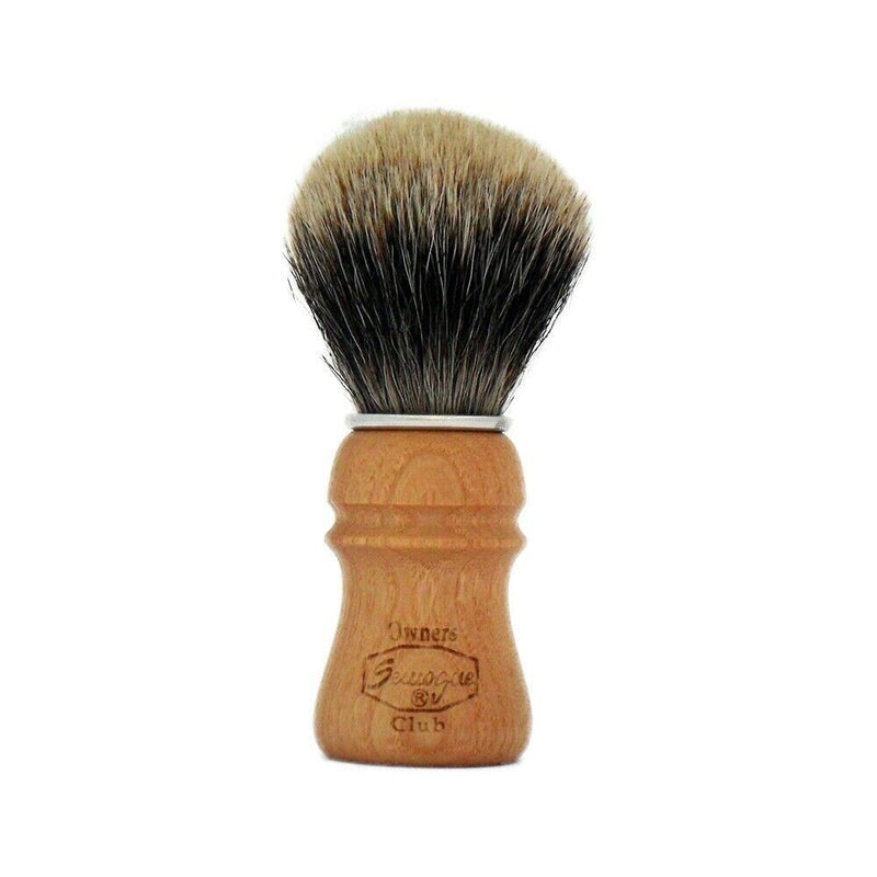 0 Semogue Owners Club Finest Badger Ash Shaving Brush Shaving Brushes White Smoke