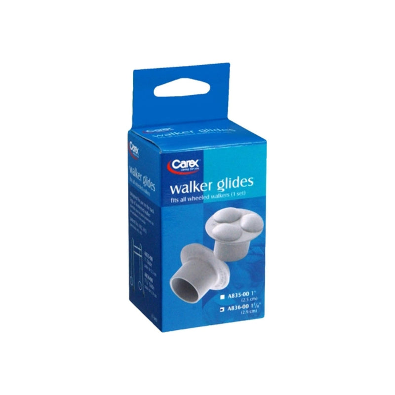 Carex Carex® Walker Glides – Universal Fit – 1 Pair Walkers White Smoke