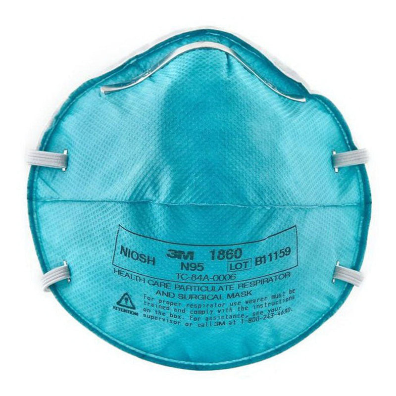 3M 3M 1860S Particulate Respirator And Surgical Mask, Small, Box Of 20 Health Care White Smoke