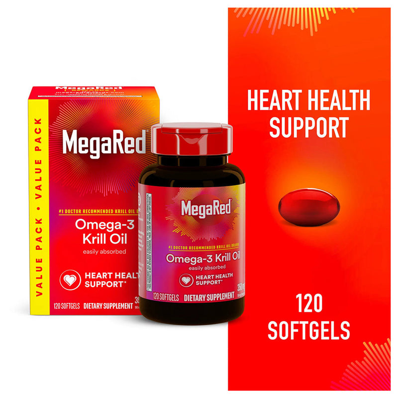 MegaRed MegaRed® Schiff® Superior Omega-3 Krill Oil – 350 mg Softgels Vitamins & Supplements White Smoke