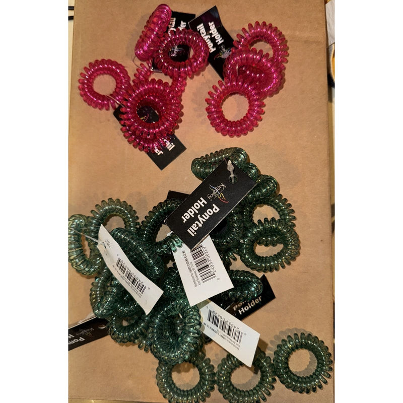 0 The Traceless Hair Ring Ponytail Holder By Kingsley 33 Pcs Ponytail Holders Dark Khaki