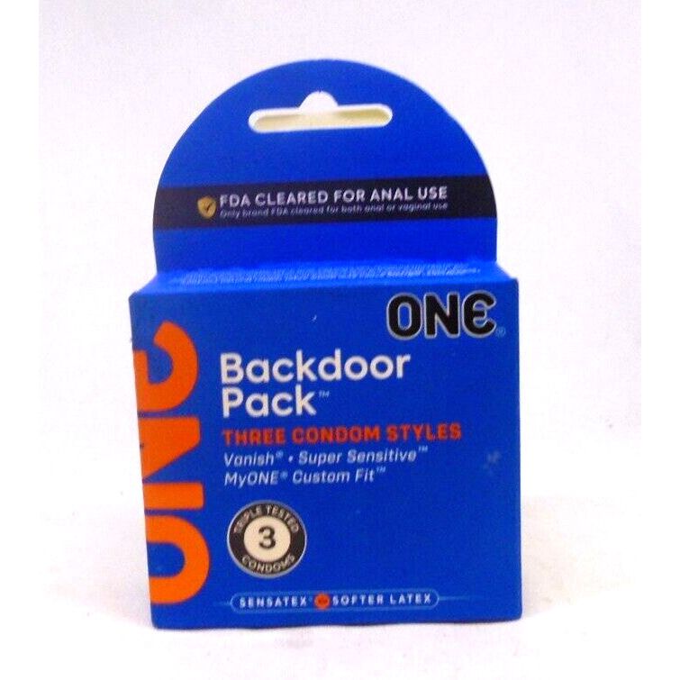 0 ONE Mixed Three Condom Styles 3 Pack Condoms White Smoke