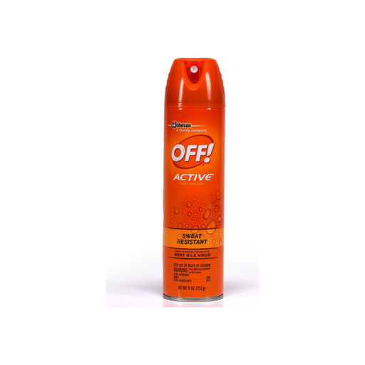 Off! Off! Active Insect Repellent Aerosol Spray, Sweat Resistant - 9 Oz Lawn & Garden White Smoke