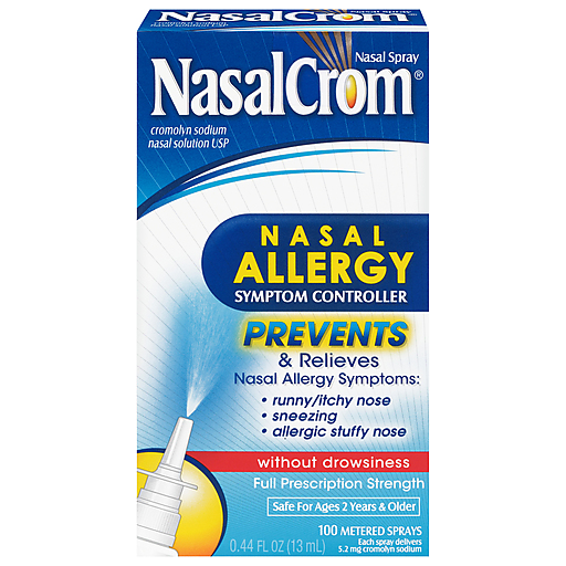 NasalCrom NasalCrom Allergy Symptom Controller Spray Breath Spray White Smoke