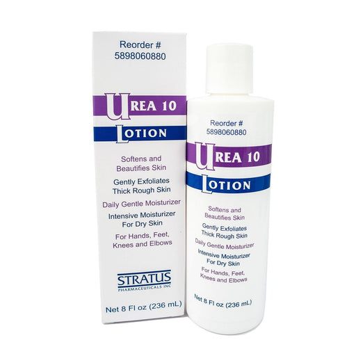 Stratus Pharmaceuticals Stratus Pharmaceuticals Urea 10 Lotion – 8 fl oz (10% Urea) Lotion & Moisturizer White Smoke