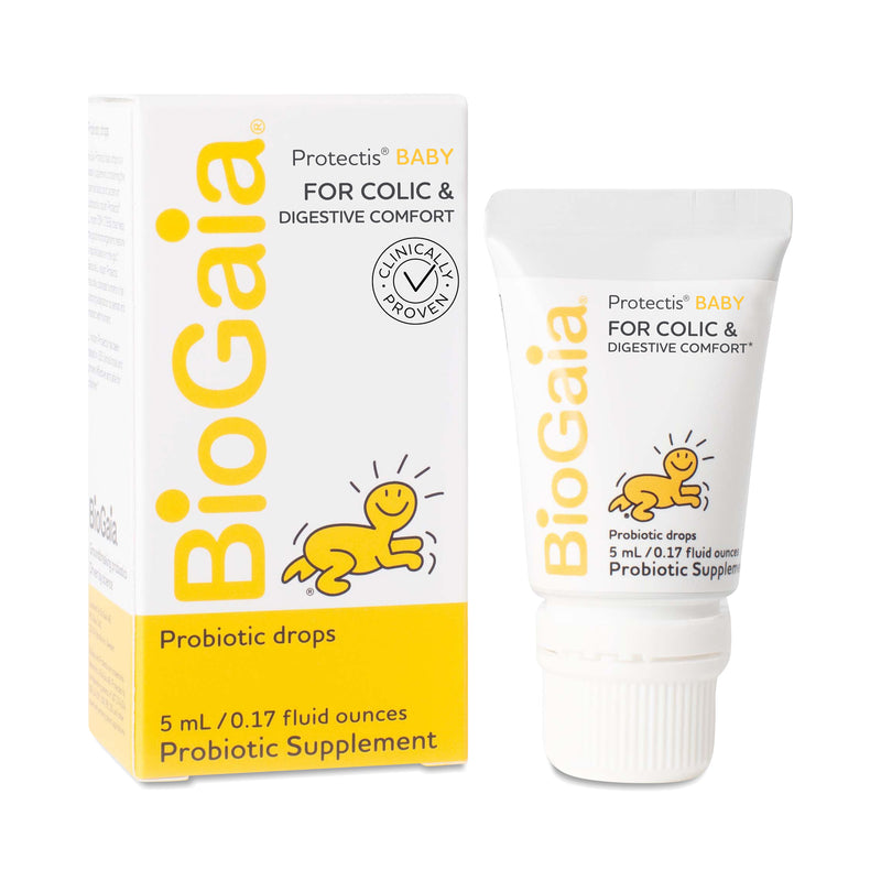 BioGaia BioGaia Baby Probiotic Drops For Colic And Digestive Comfort, 0.17 Fl Oz Vitamins & Supplements White Smoke
