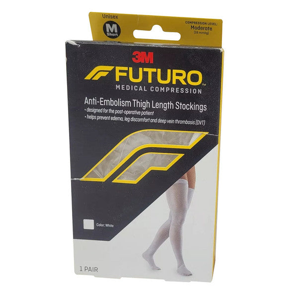 3M 3M Anti-Embolism Thigh High Length Stockings - M/Short Shorts Gray
