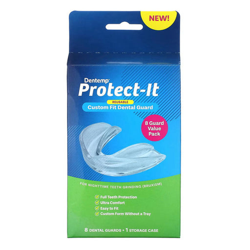 Dentemp Dentemp Protect-It Reusable Custom Fit Dental Guard - 8 Dental Guards Dental Tools Midnight Blue