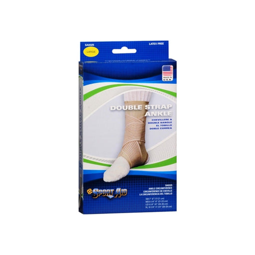 Sport Aid Sport Aid  Ankle Brace Double Sportaid  Small Saxophone Straps & Supports Light Gray