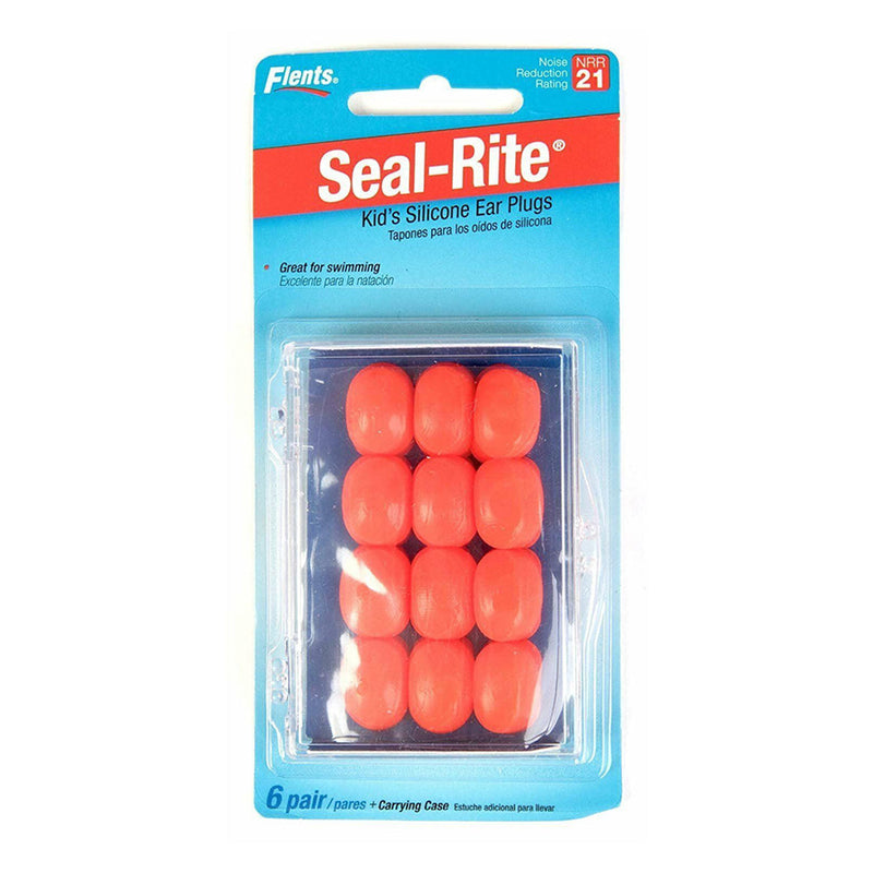 Flents Flents Kid'S Silicone Ear Plugs C265 6 Pairs Ear Care Tomato