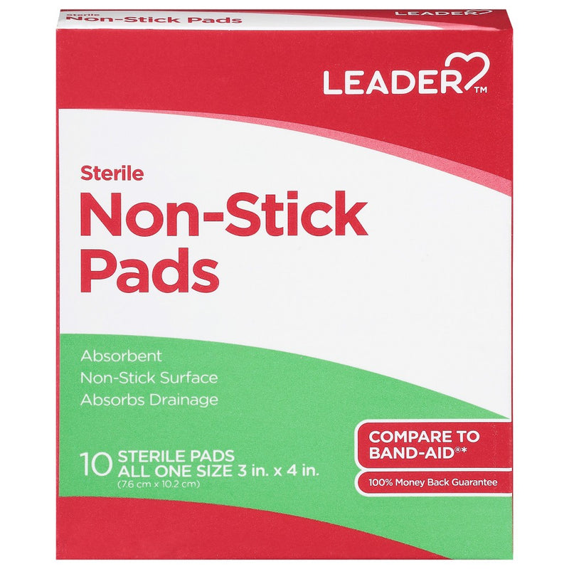 Leader Leader Sterile Non-Stick Pads Health & Beauty White Smoke