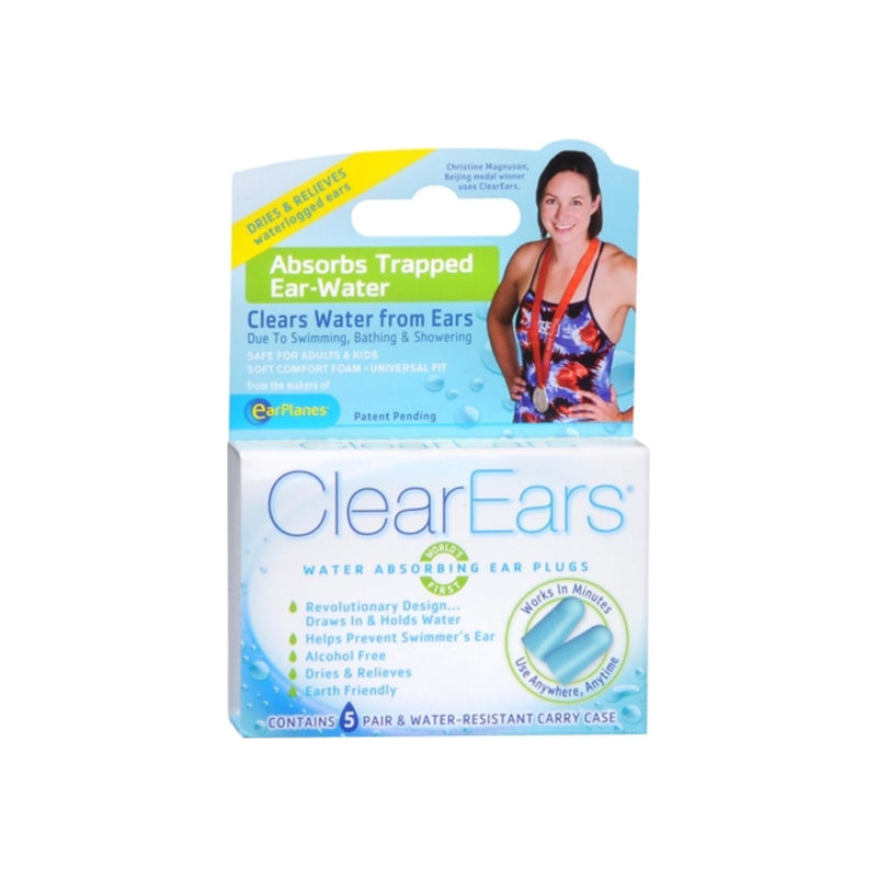ClearEars ClearEars  Ear Plugs 1Ea Box Water Alice Blue