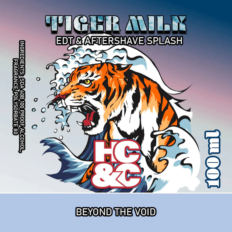 Hendrix Classics & Co HC&C Tiger Milk Aftershave Splash 100ml Aftershave Light Steel Blue