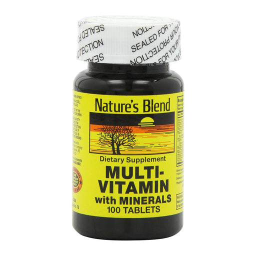 Nature's Blend Nature's Blend Multimineral Tablets 100Ct Vitamins & Supplements White Smoke