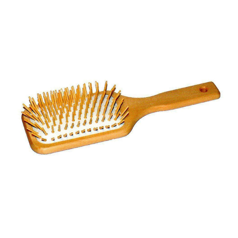 0 Plochý Kartáč Na Vlasy Z Javorového Dřeva Keller Paddle Brush 525 02 74 White Smoke