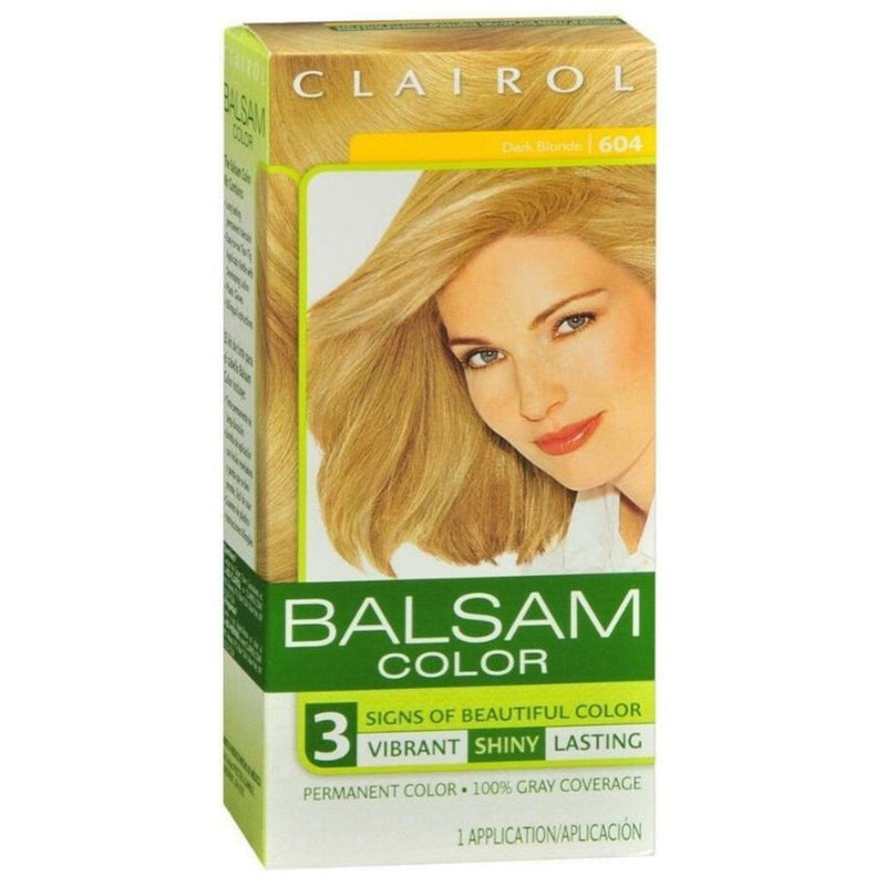 Clairol Clairol Balsam Color Permanent Hair Color Kit, 600 Palest Blonde Hair Color Dark Khaki