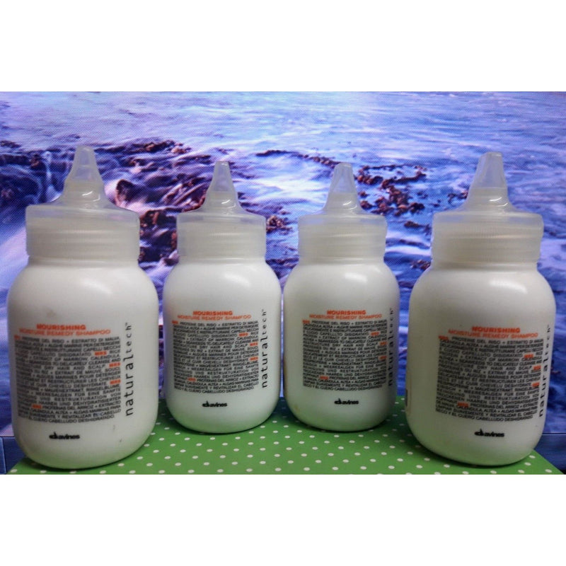 Davines Davines Natural Tech Nourishing Shampoo 2.5 Fl Oz Lot Of 4 St#dv10 Shampoo Dark Gray