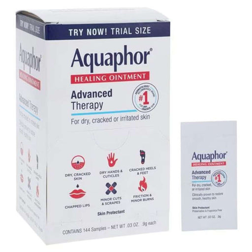 Aquaphor Aquaphor Healing  Ointment Sample Sachet 144x 0.9 Gm Skin Care White Smoke
