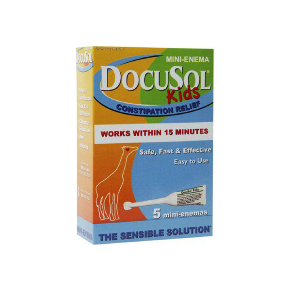 DocuSol DocuSol Kids Constipation Relief - Mini Enema Health & Beauty Steel Blue