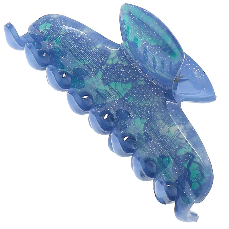 Camila Camila Paris CP3312 French Hair Clip For Women Thick Long Blue 3.75" Hair Accessories White Smoke
