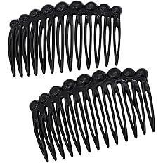 Camila Camila Paris Hair Side Combs Small Bubble Pair Hair Combs White Smoke