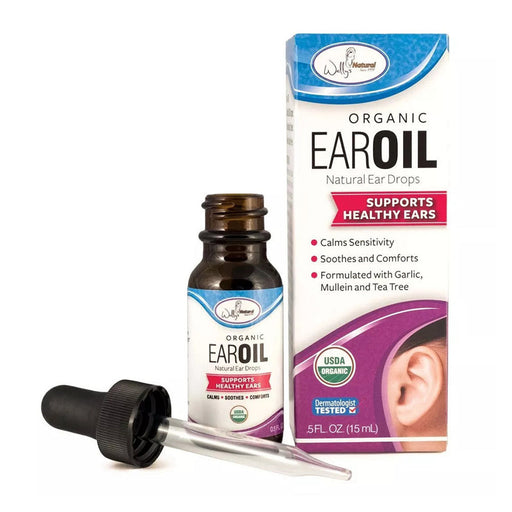 Wally's Natural Wally's Natural Organic Ear Oil,  0.5 Oz Ear Care White Smoke