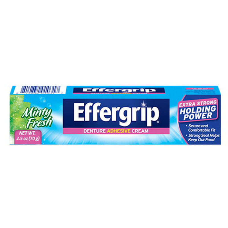 Effergrip Effergrip Denture Adhesive Cream Extra Strong Holding Power Denture Adhesives Lavender