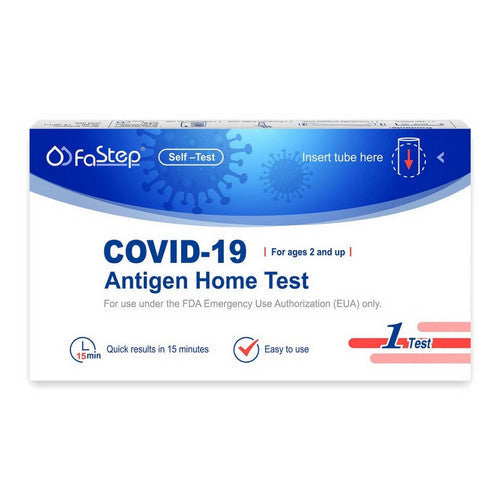 FaStep Fastep® COVID-19 Antigen Pen Home Test – 1 Count Medical Tests White Smoke