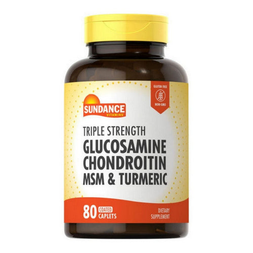 Sundance Vitamins Sundance Vitamins® Glucosamine Chondroitin Complex with MSM & Turmeric Vitamins & Supplements White Smoke