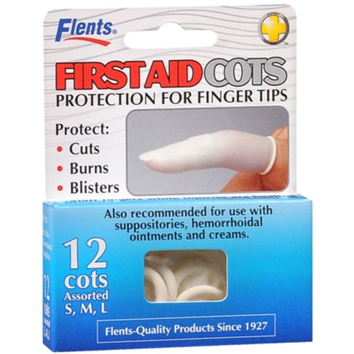 Flent's Flent's First Aid Cots - Protection For Finger Tips First Aid White Smoke