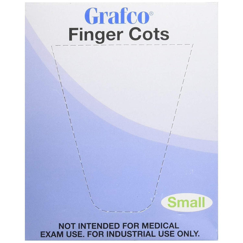 Grafco Grafco Finger Cots, Small, Latex Finger Cots Lavender