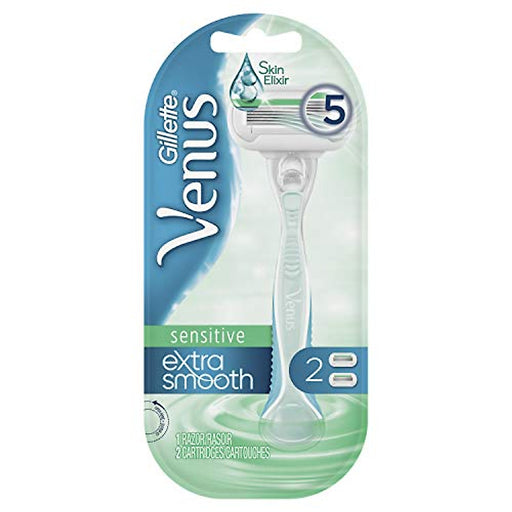 Gillette Gillette Venus Sensitive Extra Smooth Razor Kit Shaving & Grooming White Smoke