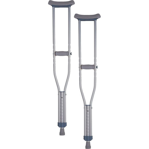 0 Crutch Pediatric P/B Aluminum 7203 2 Crutches White Smoke