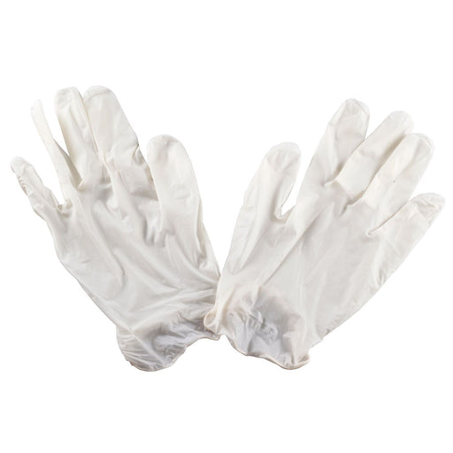Fox Valley Traders Caremates Vytrile Exam Gloves Latex Free Powder Free Phthalate Free Small 100Ct Gloves & Mittens White Smoke