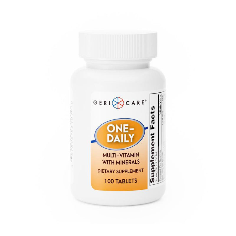 GeriCare GeriCare One Daily Multivitamin With Minerals Tablet Vitamins & Supplements White Smoke