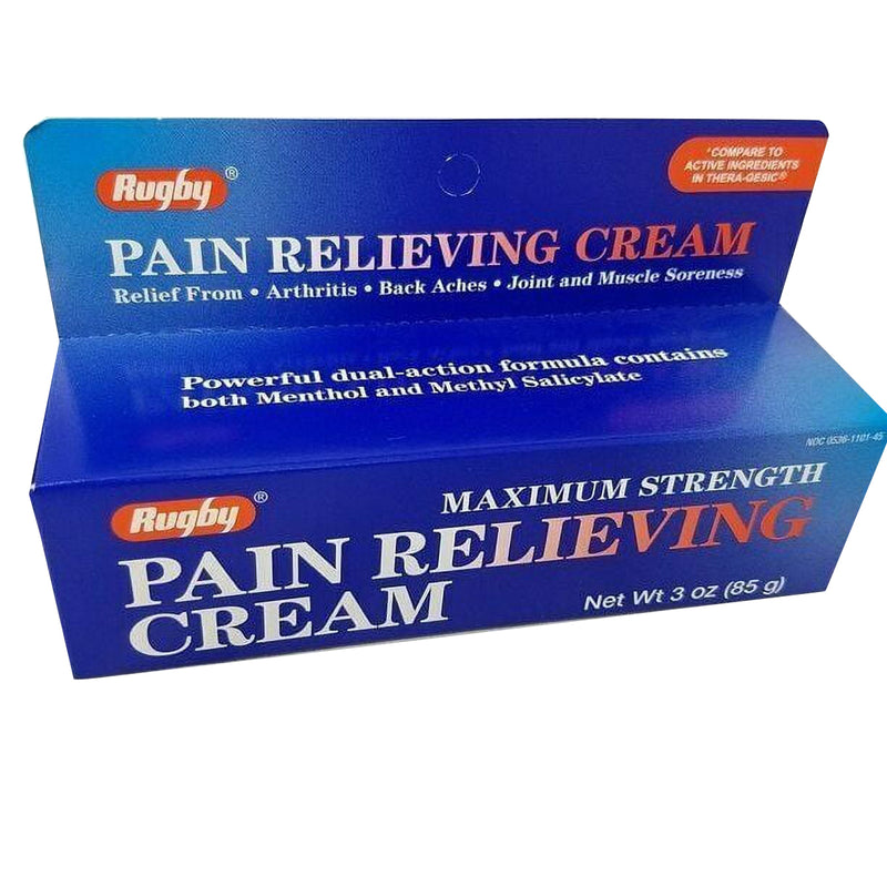 Rugby Pain Relieving Cr 15-1% 85Gm Top Health & Beauty White Smoke