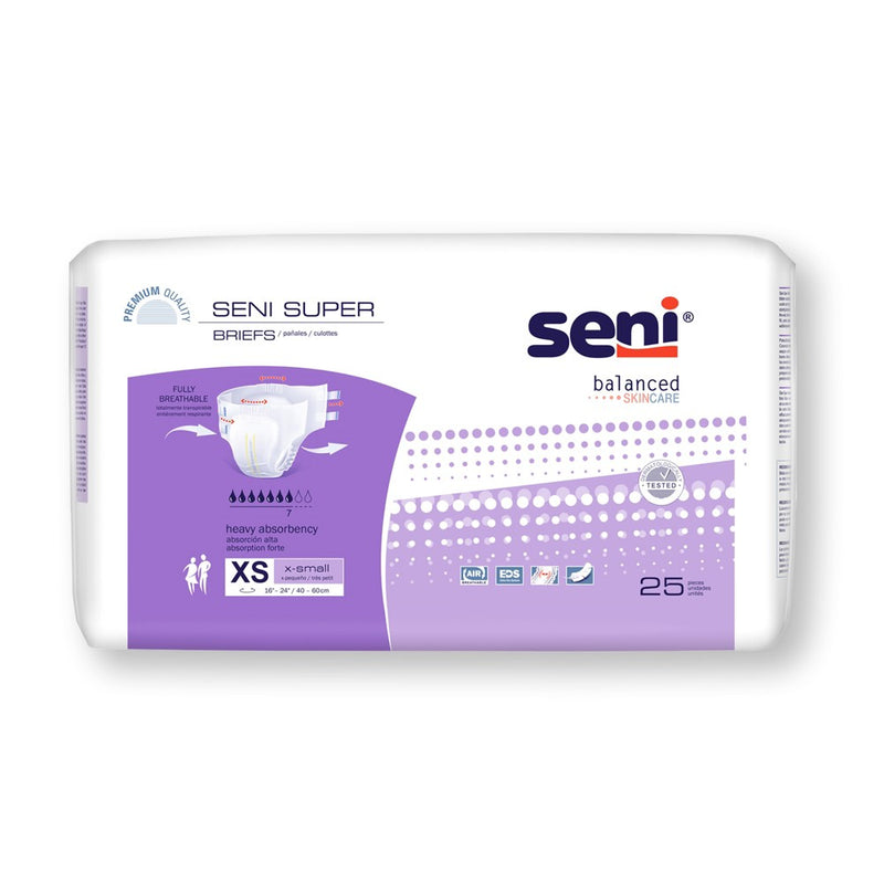 Seni Seni Super Briefs For Heavy Incontinence Medical Supplies White Smoke