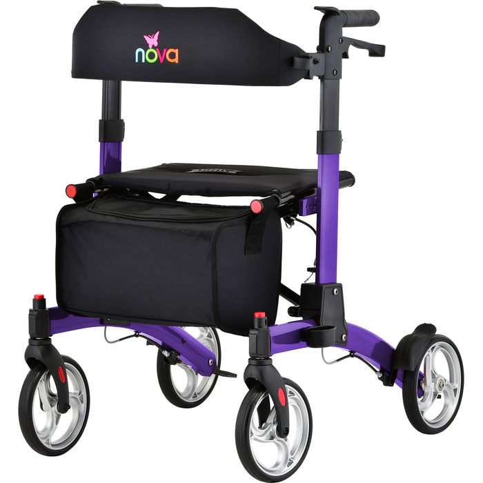 0 Rollator Monarch Purple 4329pl Nova Ds White Smoke