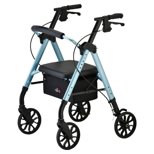 Nova Nova Rollator New Star 8 Sky Blue Walkers White Smoke