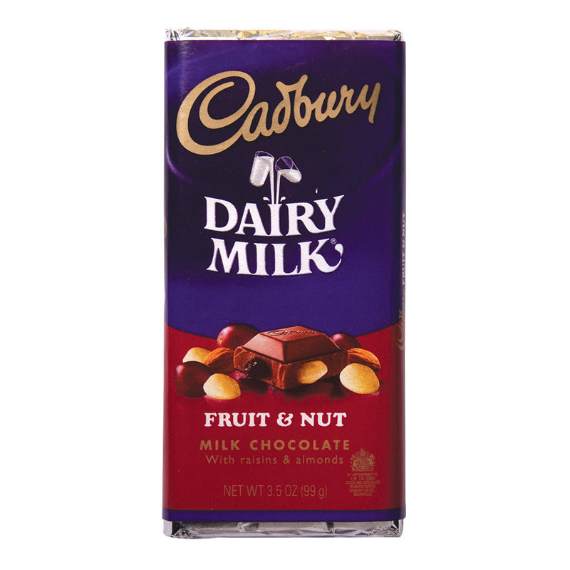 Cadbury Cadbury Fruit And Nut Milk Chocolate 3.5 Oz Bar Candy & Chocolate Midnight Blue