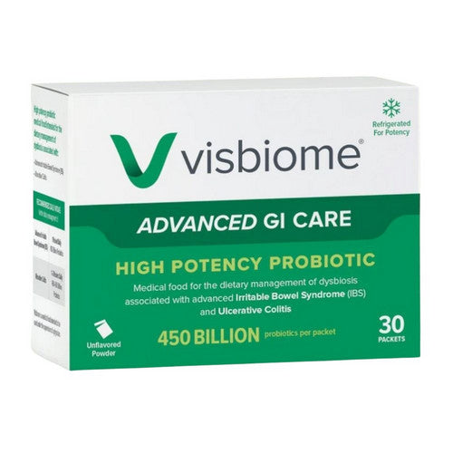 Visbiome Visbiome High Potency Probiotic Packets, 30 Count (CFU Live Bacteria) Vitamins & Supplements Lavender